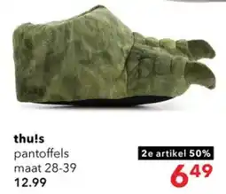 Scapino thu!s pantoffels aanbieding