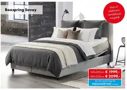 Woonsquare Boxespring Savoy aanbieding