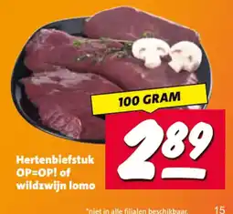 Nettorama Hertenbiefstuk aanbieding