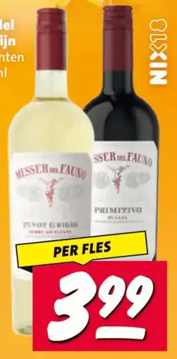 Nettorama Messers van Fauno Pinot Grigio en Primitivo aanbieding