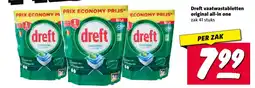 Nettorama Dreft vaatwastabletten original all-in one aanbieding