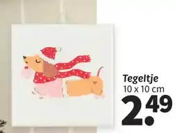 Wibra Tegeltje aanbieding