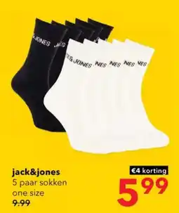 Scapino jack&jones 5 paar sokken aanbieding