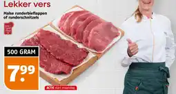 Poiesz Malse runderbiefplappen of runderschnitzels aanbieding