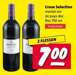 Nettorama Cruse Selection merlot vin aanbieding