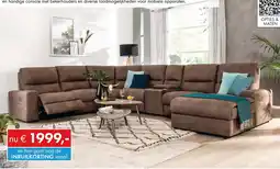 Woonsquare handige console met bekerhouders en diverse laadmogelijkheden voor mobiele apparaten aanbieding