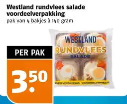 Poiesz Westland rundvlees salade aanbieding