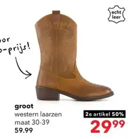 Scapino groot western laarzen aanbieding
