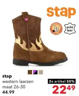 Scapino stap western laarzen aanbieding