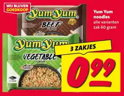Nettorama Yum Yum noodles aanbieding