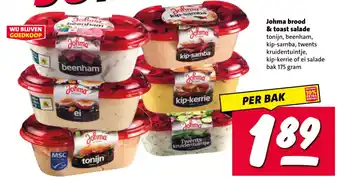 Nettorama Johma brood & toast salade aanbieding