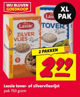 Nettorama Lassie tover- of zilervliesrijst aanbieding