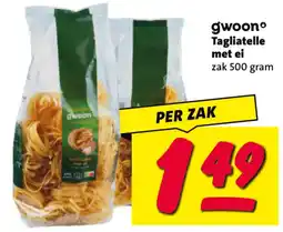 Nettorama Tagliatelle met ei aanbieding