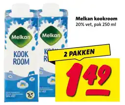 Nettorama Melkan kookroom aanbieding