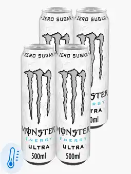 Flink Monster Energy Ultra 50cl 4x aanbieding