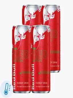 Flink Red Bull Energy Drink Watermeloen 25cl 4x aanbieding