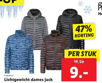 Lidl Esmara Lichtgewicht dames jack per stuk aanbieding