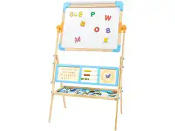 Lidl LUPILU Dubbelzijdig houten schoolbord, met accessoires aanbieding