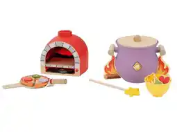 Lidl LUPILU Houten speelgoed pizza-oven of toverpot aanbieding