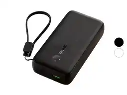 Lidl TRONIC Powerbank, 20.000 mAh, met afneembare USB-C kabel aanbieding