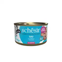 Pets Place Schesir Kat Blik Gekookte Vis - Natvoer - 85 g Tonijn aanbieding