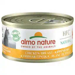 Pets Place Almo Nature HFC Cat Natural Blik - Natvoer - 70 g Kippenborst aanbieding