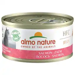Pets Place Almo Nature HFC Cat Jelly Blik - Natvoer - 70 g Zalm aanbieding
