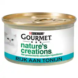 Pets Place Gourmet Nature's Creations - Natvoer - 85 g Tonijn aanbieding