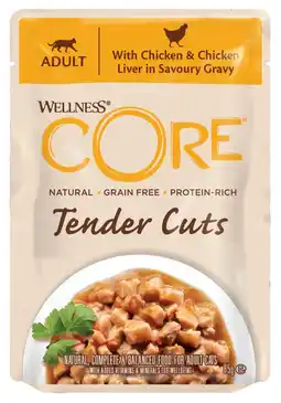 Pets Place Wellness Core Tender Cuts - Natvoer - 85 g Kip&Kippenlever aanbieding