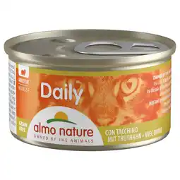 Pets Place Almo Nature Cat Blik Daily Menu Mousse - Natvoer - 85 g Kalkoen aanbieding