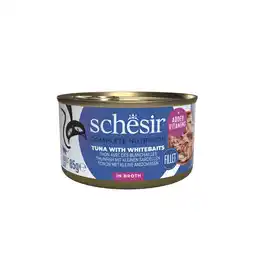Pets Place Schesir Kat Blik Gekookte Vis - Natvoer - 85 g Tonijn&Ansjovis&Rijst aanbieding