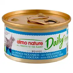 Pets Place Almo Nature Cat Blik Daily Menu Mousse - Natvoer - 85 g Oceaanvis aanbieding