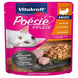 Pets Place Vitakraft Poésie Deli Sauce Pouch - Natvoer - 85 g Kalkoen aanbieding