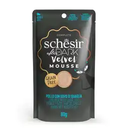 Pets Place Schesir After Dark Velvet - Natvoer - 80 g Kip&Ei aanbieding