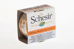 Pets Place Schesir Kat Blik Natuurlijke Saus - Natvoer - 70 g Tonijn&Zeebrasem aanbieding