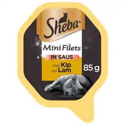 Pets Place Sheba Alu Selection - Natvoer - 85 g Kip&Lam aanbieding