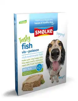 Pets Place Smølke Vers Gestoomde Maaltijd - Natvoer - 395 g Vis&Groente&Bruine rijst aanbieding