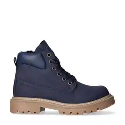 Wehkamp Tommy Hilfiger veterboots donkerblauw aanbieding