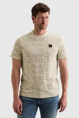 Wehkamp PME Legend regular fit T-shirt met print - ecru aanbieding