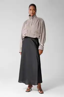 Wehkamp Shoeby midi rok - zwart aanbieding