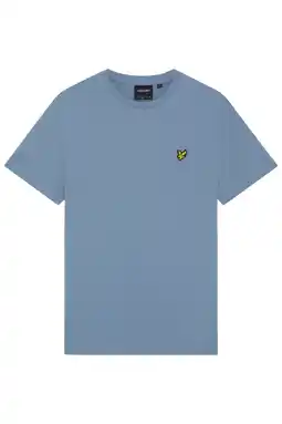 Wehkamp Lyle & Scott regular fit T-shirt - blauw aanbieding