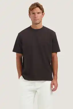 Wehkamp Dstrezzed oversized T-shirt - donkerbruin aanbieding