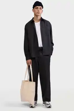 Wehkamp Redefined Rebel relaxed fit pantalon met krijtstreep - grijs aanbieding