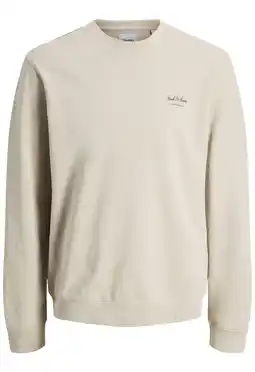 Wehkamp JACK & JONES ESSENTIALS sweater beige aanbieding