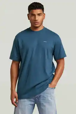 Wehkamp G-STAR regular T-shirt blauw aanbieding