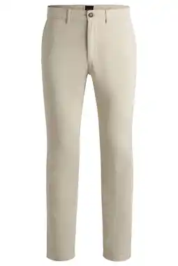 Wehkamp BOSS regular fit chino - lichtbeige aanbieding