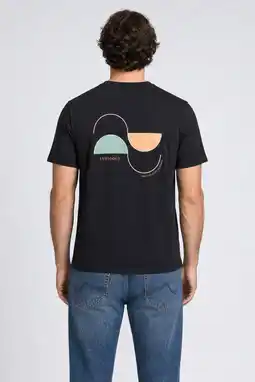 Wehkamp Indigold regular fit T-shirt met backprint - zwart aanbieding