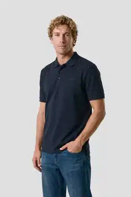 Wehkamp HUGO regular fit polo - donkerblauw aanbieding