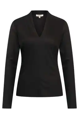 Wehkamp Expresso top zwart fijn gebreid aanbieding