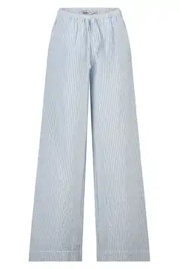Wehkamp America Today pyjamabroek gestreept blauw/wit aanbieding